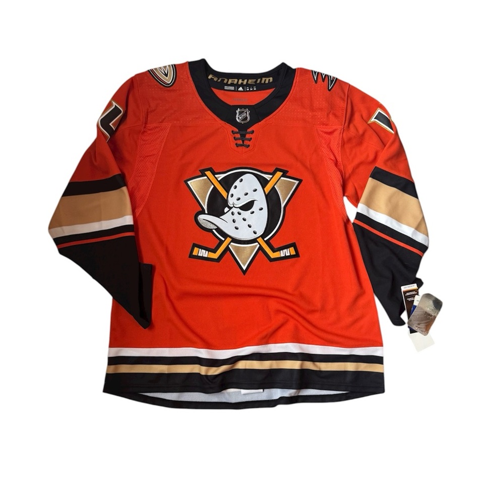 Adidas NHL Anaheim Ducks Orange Jersey Adam Henrique Size 54